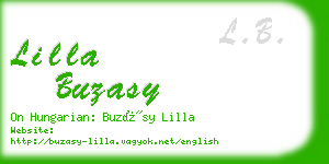 lilla buzasy business card